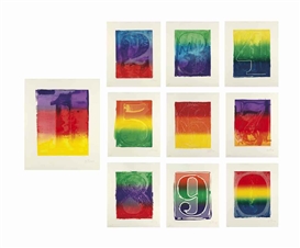 COLOR NUMERAL SERIES by Jasper Johns